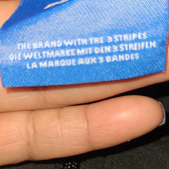 3 stripe Adidas black with white stripes - Picture 5 of 5